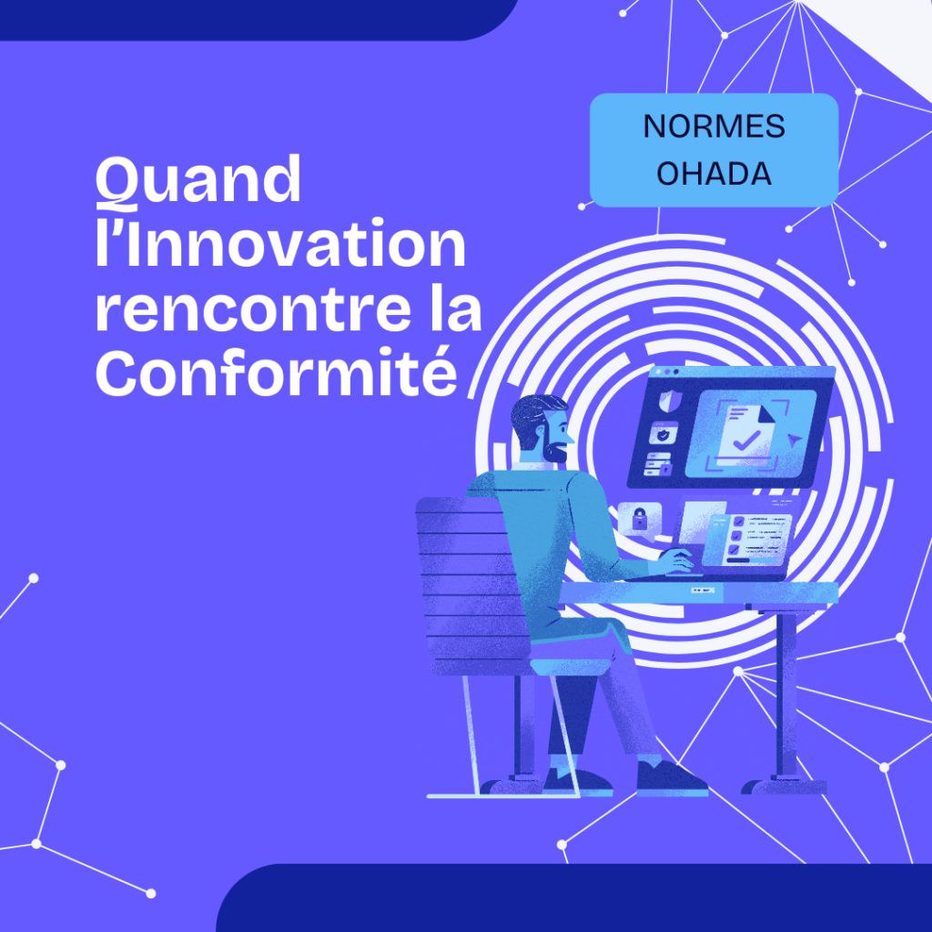 Illustration d'image de 10NET avec l'innovation qui rencontre la conformité