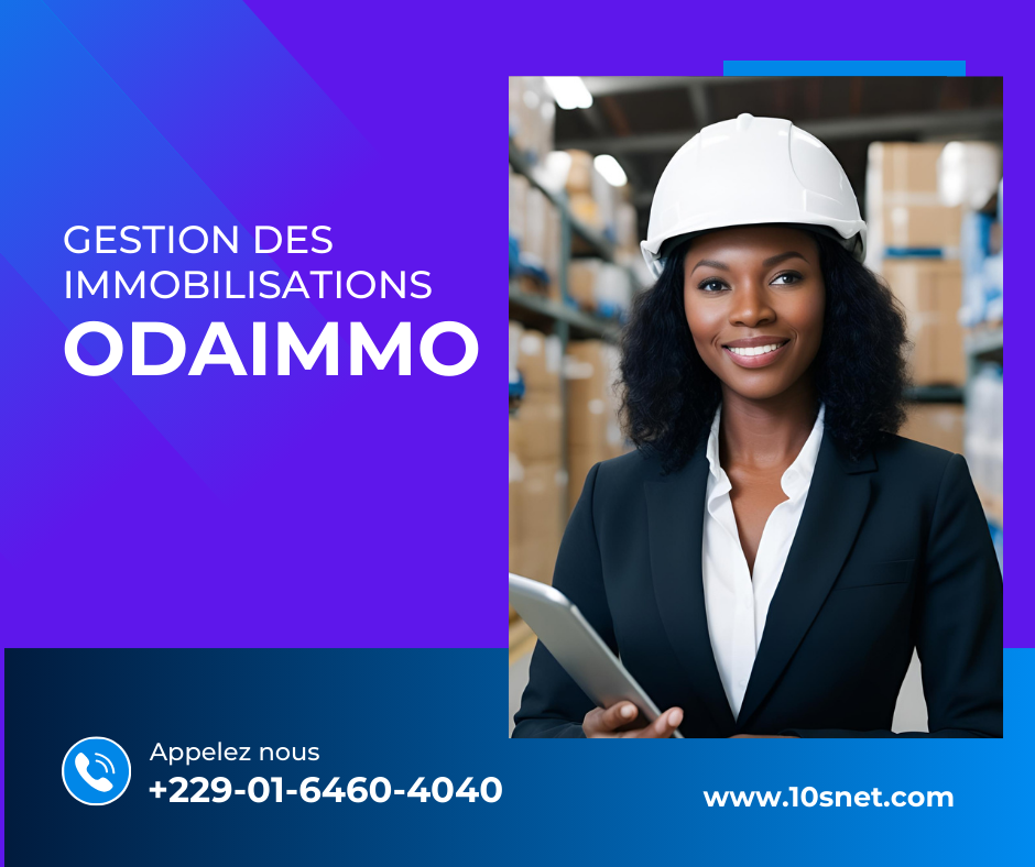 Illustration d'image pour le logiciel de gestion d'immobilisations OdaImmo qui montre un Controleur qui supervise un inventaire